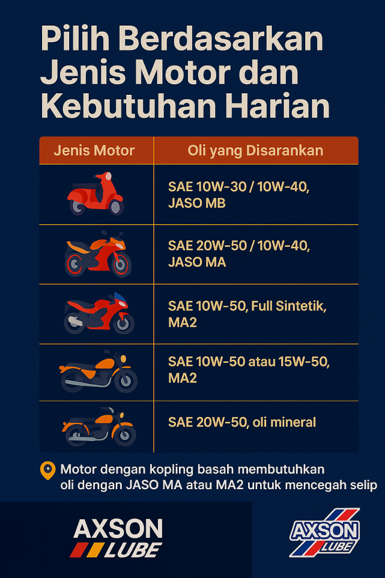 Tips Memilih Oli Motor Sesuai Spesifikasi Sae Panduan Lengkap Untuk Performa Optimal