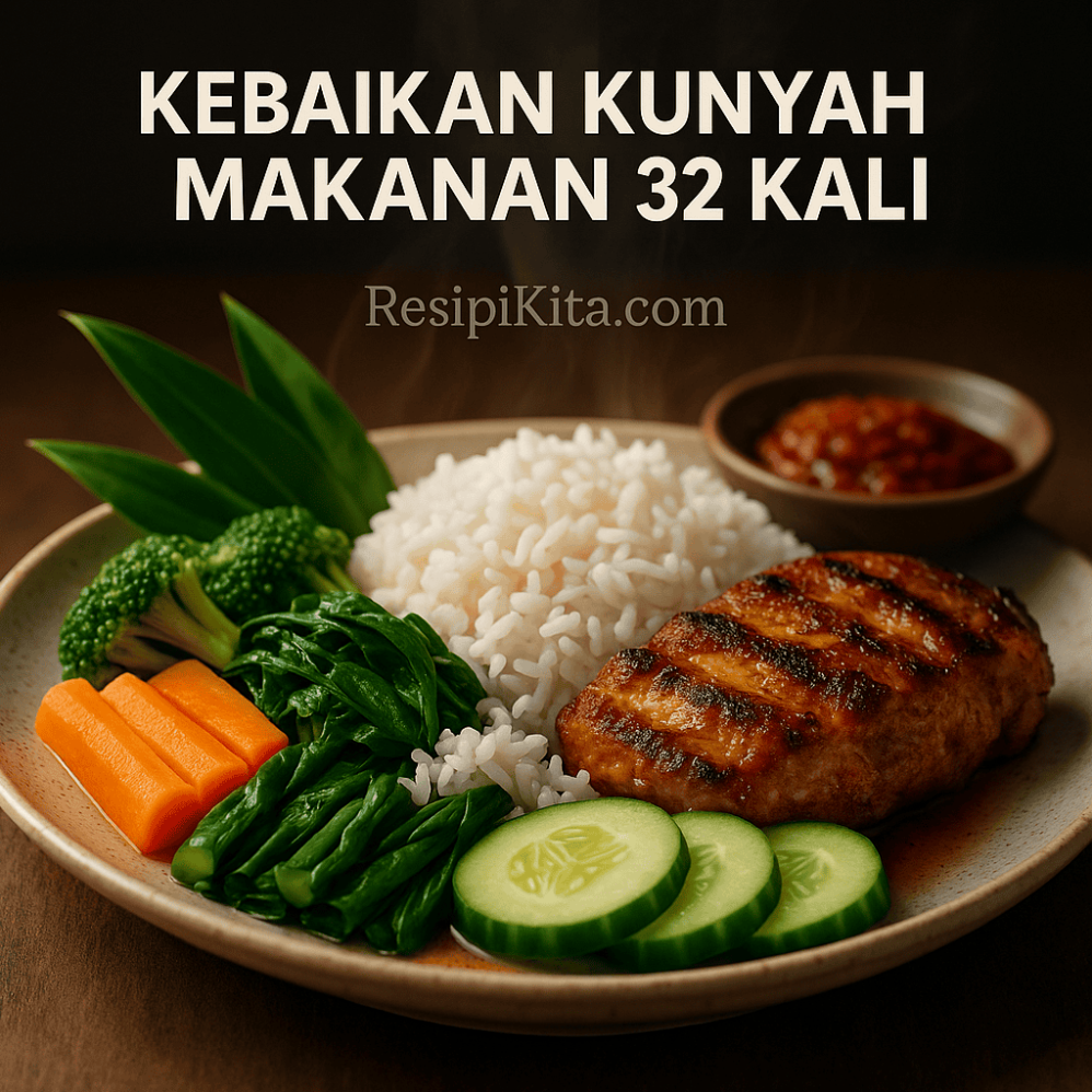 Seni Makan Perlahan Apa Manfaat Mengunyah Makanan Hingga 32 Kali Bagi Kesehatan